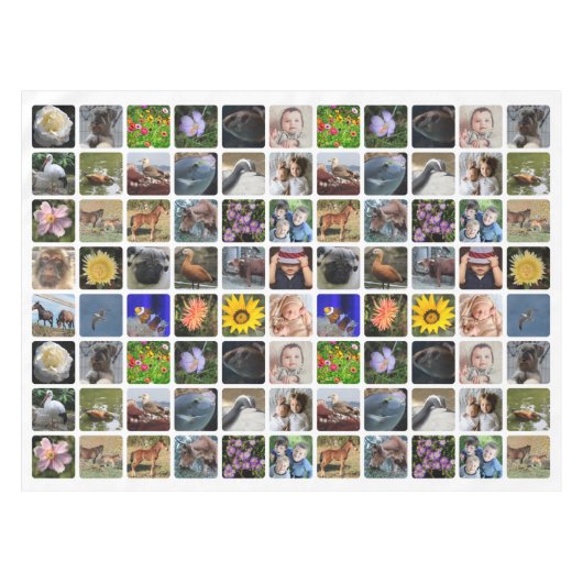 88枚の画像をアップロードする テーブルクロス (正面(横))