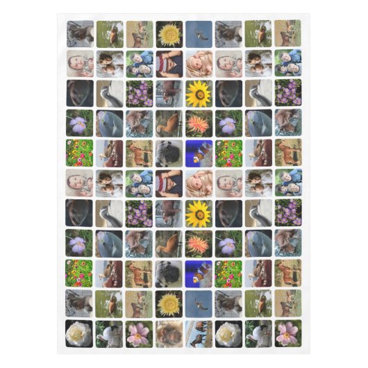 88枚の画像をアップロードする テーブルクロス (正面)