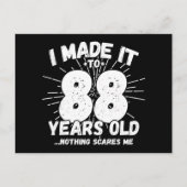 88歳の皮肉なミーム 面白い88歳の誕生日 ポストカード (正面)