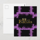 88歳の誕生日 ポストカード (正面/裏面)