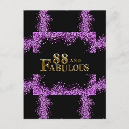 88歳の誕生日 ポストカード (正面)