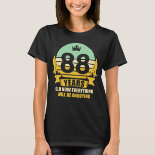 88歳の贈おもしろい与アイディア88。誕生日あり Tシャツ