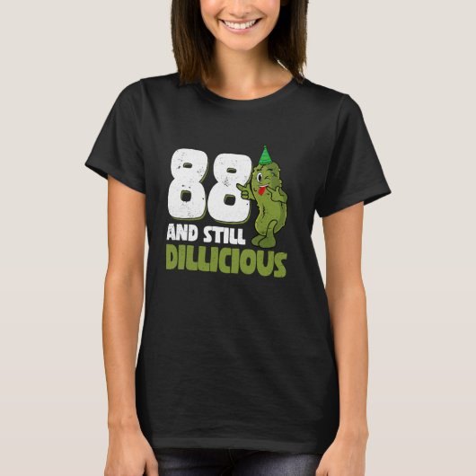 88歳キュウリ狂88誕生日Dil Tシャツ (正面)