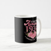 88歳ピンクヴィンテージ1934日ギフト88誕生 コーヒーマグカップ (正面右)