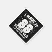 88歳皮肉ミームおもしろい88誕生日 スタンダードカクテルナプキン (角)