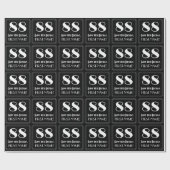 88番目の誕生日-インスパイアアールデコ検索"88",名前 ラッピングペーパー (フラット)