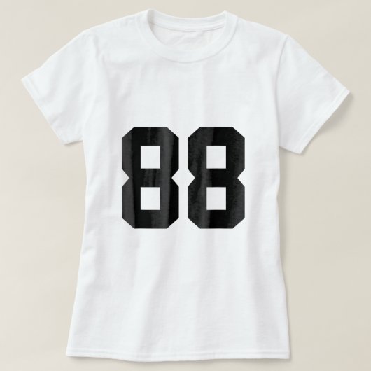 88番88スポーツジャージー Tシャツ (デザイン正面)