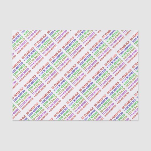 88誕生日のマイルストーン 薄葉紙 (正面)