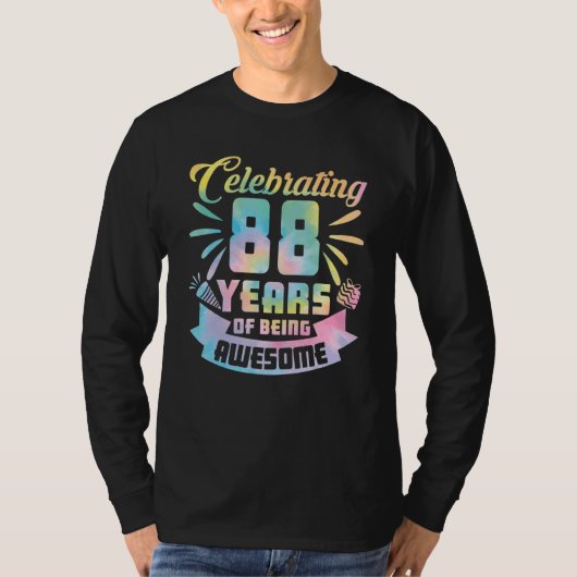 88誕生日アイディア祝88年のAw Tシャツ (正面)