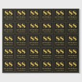 88誕生日インスパイア~アールデコルック"88",名前 ラッピングペーパー (フラット)