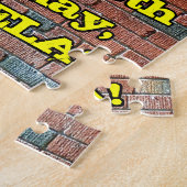 88誕生日:おもしろいグラフィティインスパイア – レインボー88 ジグソーパズル (側面)