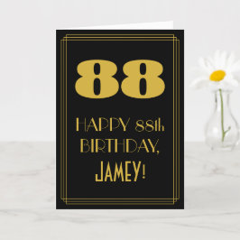 88誕生日～アールデコインスパイア88を見る&名前 カード