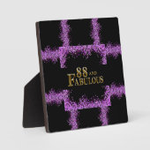 88誕生日 フォトプラーク (正面)