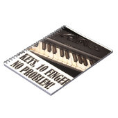 88鍵、10指、問題なし！ ノートブック (左側)