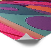 880抽象芸術 ポスター (角)