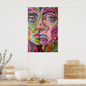 880抽象芸術 ポスター (キッチン)