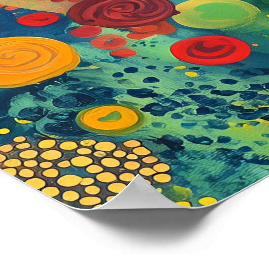 881抽象芸術 ポスター (角)