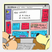 883検索エンジン診断の漫画 スクエアシール (正面)