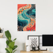 884抽象芸術 ポスター (ホームオフィス)