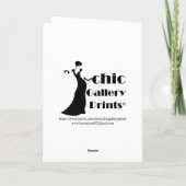 8859-C – 赤バラと松とオーナメント シーズンカード (裏面)