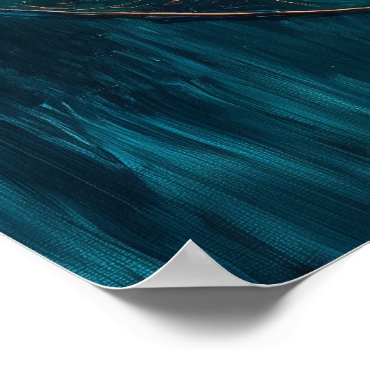 886抽象芸術 ポスター (角)