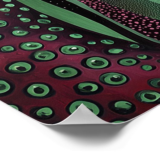 887抽象芸術 ポスター (角)