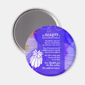 887.悔やみや弔慰現実は マグネット (正面/裏面)