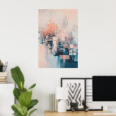 888抽象芸術 ポスター (ホームオフィス)