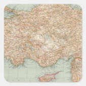 8889トルコ、シリア、パレスチナ スクエアシール (正面)