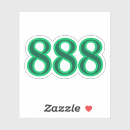 888 Angel Number Money シール