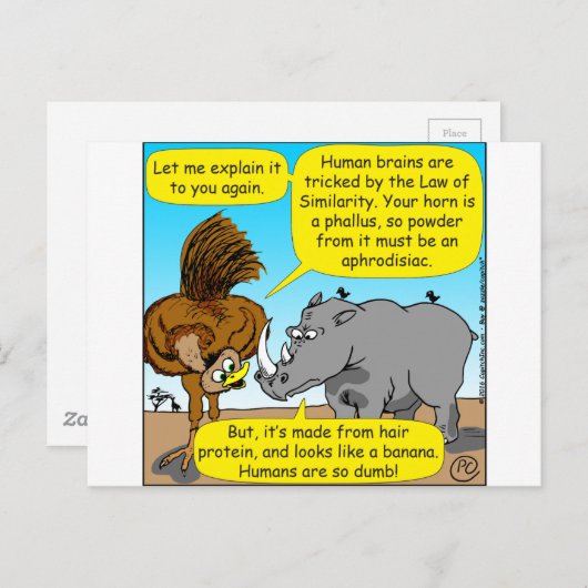 889ライノファラス漫画 ポストカード (正面/裏面)