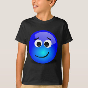 88 – フリー–3D – 不安 – スマイリー-顔 – クリップ – アート – イラ Tシャツ