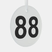 88 - 88 ガラスオーナメント (正面右)