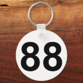 88 - 88 キーホルダー (正面)