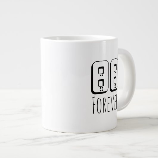 88 Forever スペシャルマグ ジャンボコーヒーマグカップ (正面右)