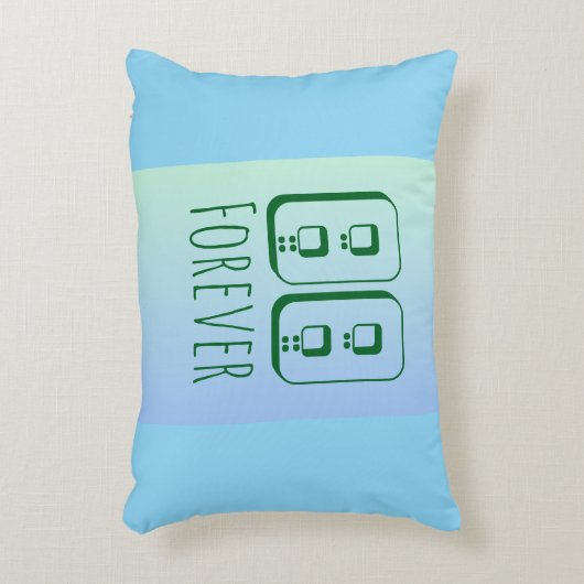 88 Forever Accent Pillow アクセントクッション (正面(垂直))