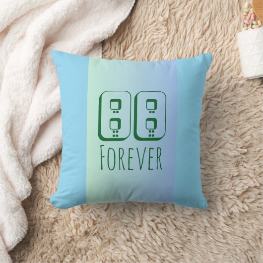 88 Forever Throw Pillow クッション (ブランケット)