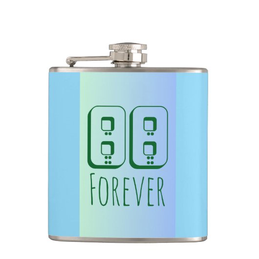 88 Forever Vinyl Wrapped Flask フラスク (正面)