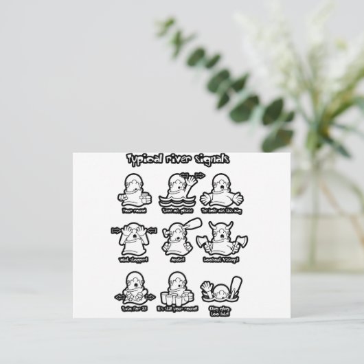 88_River_signal2 ポストカード (スタンド正面)