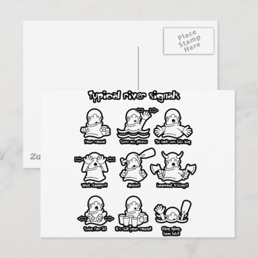 88_River_signal2 ポストカード (正面/裏面)