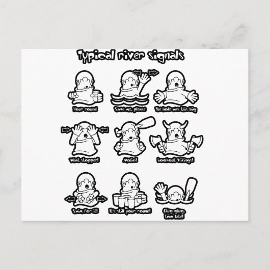 88_River_signal2 ポストカード (正面)