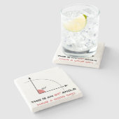 89度角おもしろい数理完璧主義g ストーンコースター (横)