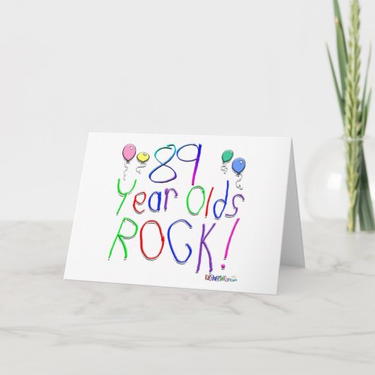 89歳の石! カード (正面)