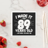 89歳皮肉ミームおもしろい89誕生日 スタンダードカクテルナプキン (インサイチュ)