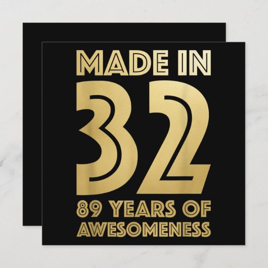 89番目の誕生日ギフト |おじいちゃんの贈り物|誕生日ギフト シーズンカード (正面/裏面)