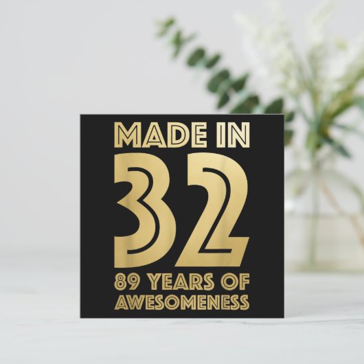 89番目の誕生日ギフト |おじいちゃんの贈り物|誕生日ギフト シーズンカード (スタンド正面)