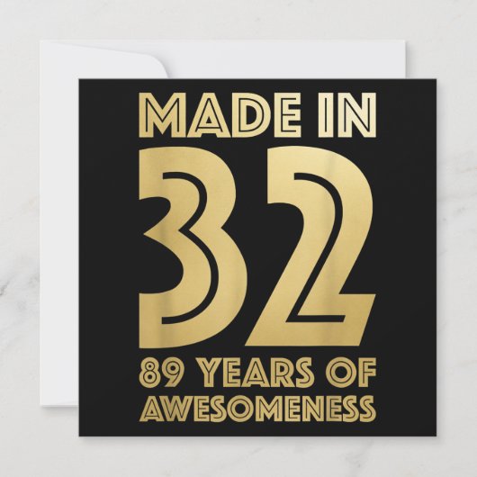 89番目の誕生日ギフト |おじいちゃんの贈り物|誕生日ギフト シーズンカード (正面)