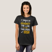 89誕生日89歳誕生日男女 Tシャツ (正面フル)