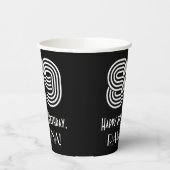 89誕生日—インスパイアアールデコ検索「89」 +名前 紙コップ (左)