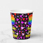89誕生日:愛するハートパターン, Rainbow 89 紙コップ (右)